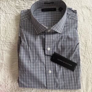 Tommy Hilfiger Men's Blue Checkered Shirt